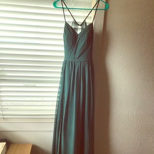 Dark Green Azazie Bridesmaid dress